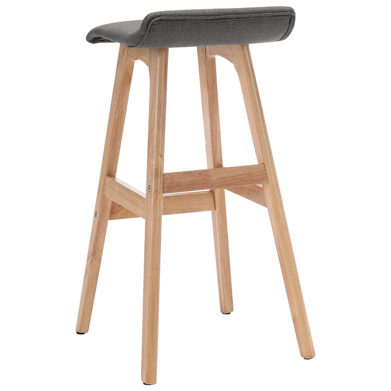 Scaun de bar, gri închis, material textil