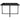 Set mobilier de exterior cu perne, 9 piese, negru, poliratan