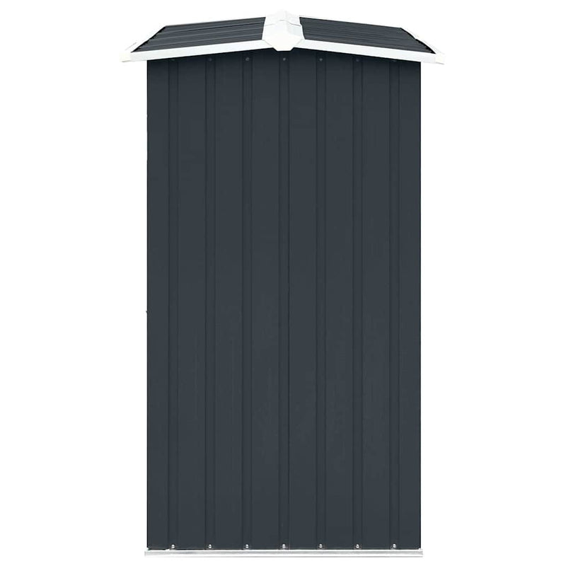 Șopron depozitare lemne antracit 172x91x154 cm oțel galvanizat