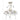 Candelabre suspendate de plafon cu cristale 4 buc. alb elegant