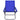 Scaune pliante 2 buc. Material textil albastru