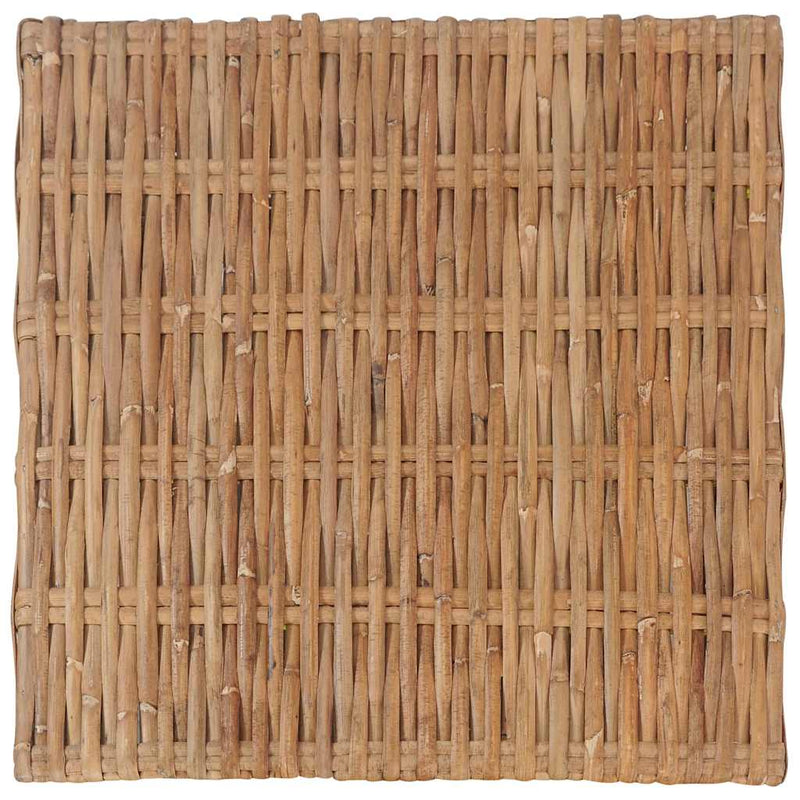 Taburet cu pernă, ratan natural