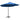 Umbrelă soare exterior cu stâlp aluminiu, albastru, 460x270 cm
