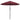 Umbrelă soare de exterior, stâlp aluminiu, roșu bordo, 250 cm