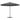 Umbrelă de soare de exterior, stâlp din oțel, antracit, 300 cm