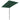 Umbrelă de soare de grădină, stâlp aluminiu, verde, 2x1,5 cm