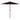Umbrelă soare de grădină stâlp aluminiu roșu bordo 270x246 cm