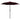 Umbrelă soare de grădină stâlp aluminiu roșu bordo 270x246 cm