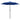 Umbrelă soare de grădină stâlp aluminiu albastru azur 270x246cm