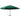 Umbrelă de soare de grădină, stâlp aluminiu, verde, 600 cm