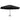 Umbrelă de soare de grădină, stâlp aluminiu, negru, 600 cm