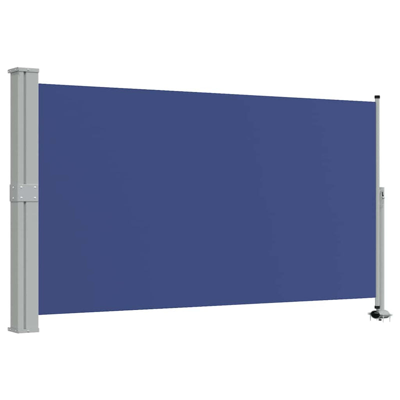 Copertină laterală retractabilă, albastru, 140 x 300 cm
