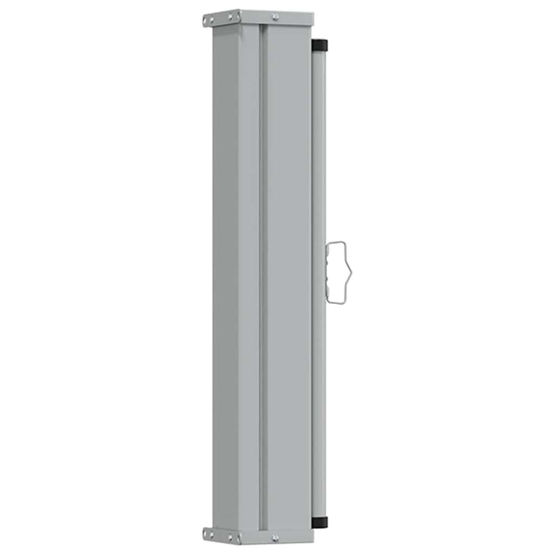 Copertină laterală retractabilă de terasă, maro, 80 x 300 cm