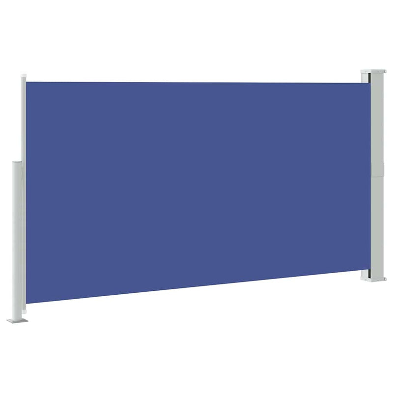 Copertină laterală retractabilă de terasă, albastru, 170x300 cm