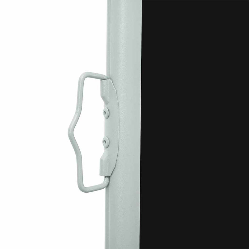 Copertină laterală retractabilă de terasă, negru, 100x314 cm