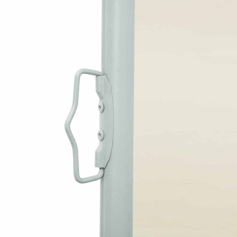Copertină laterală retractabilă de terasă, crem, 100 x 314 cm