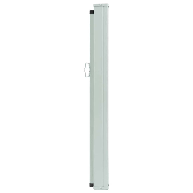 Copertină laterală retractabilă de terasă, roșu, 100 x 314 cm