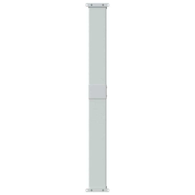 Copertină laterală retractabilă de terasă, gri, 140 x 514 cm