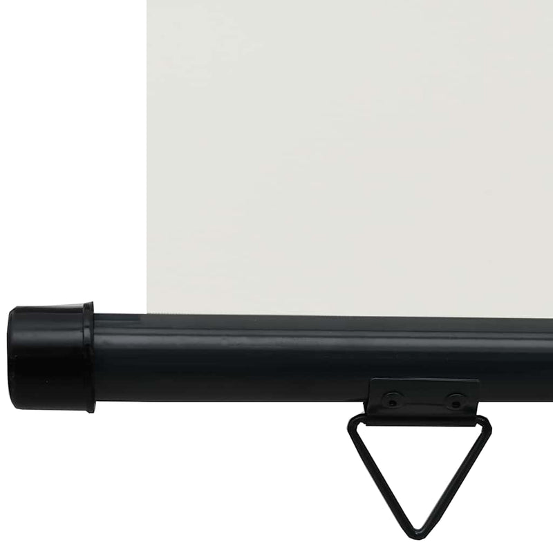 Copertină laterală de balcon, crem, 80 x 250 cm