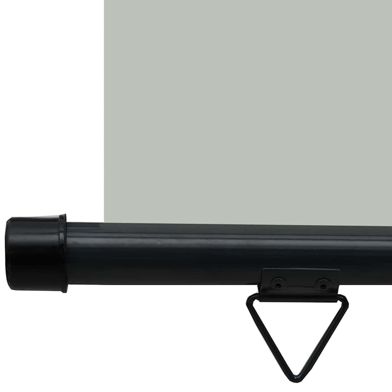 Copertină laterală de balcon, gri, 80 x 250 cm