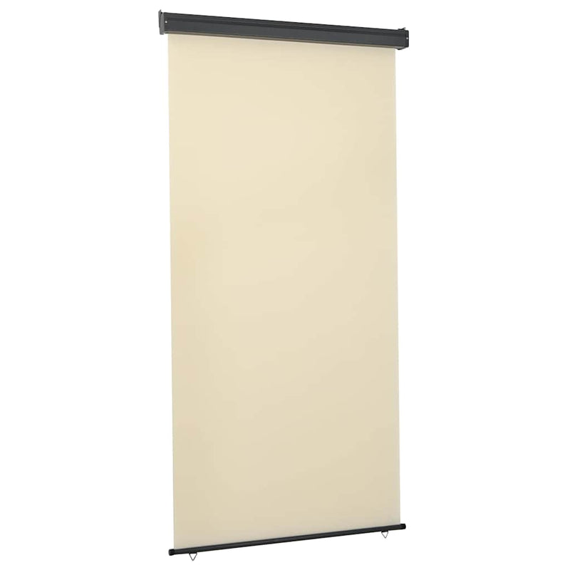 Copertină laterală de balcon, crem, 125 x 250 cm