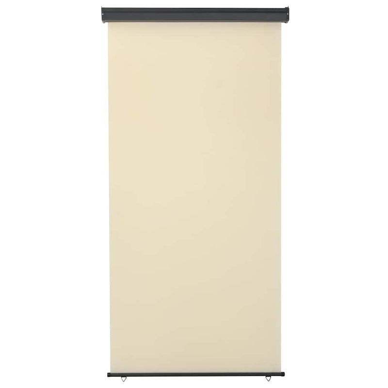 Copertină laterală de balcon, crem, 125 x 250 cm