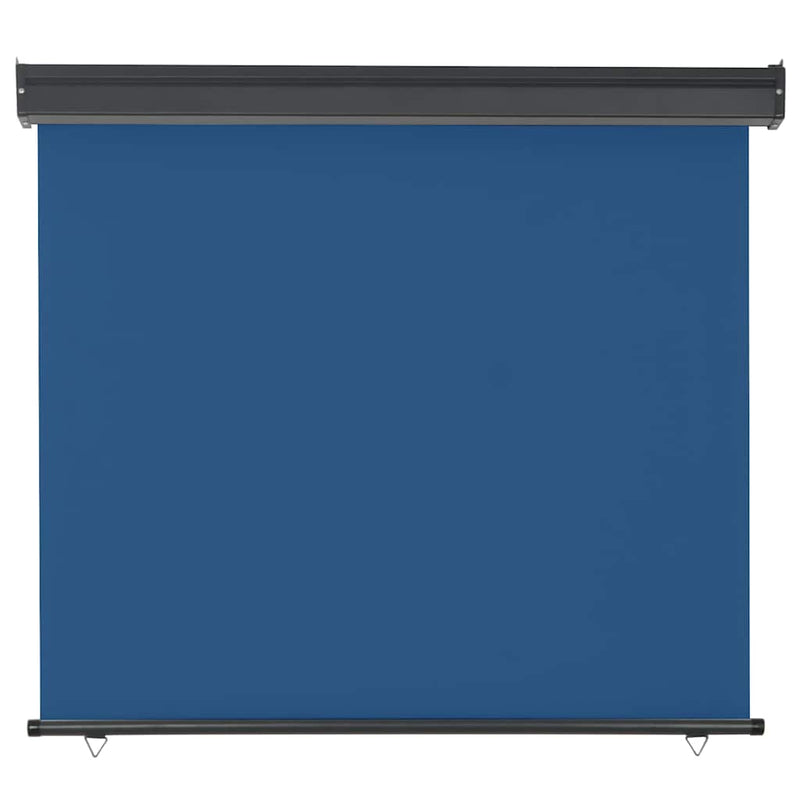Copertină laterală de balcon, albastru, 125 x 250 cm