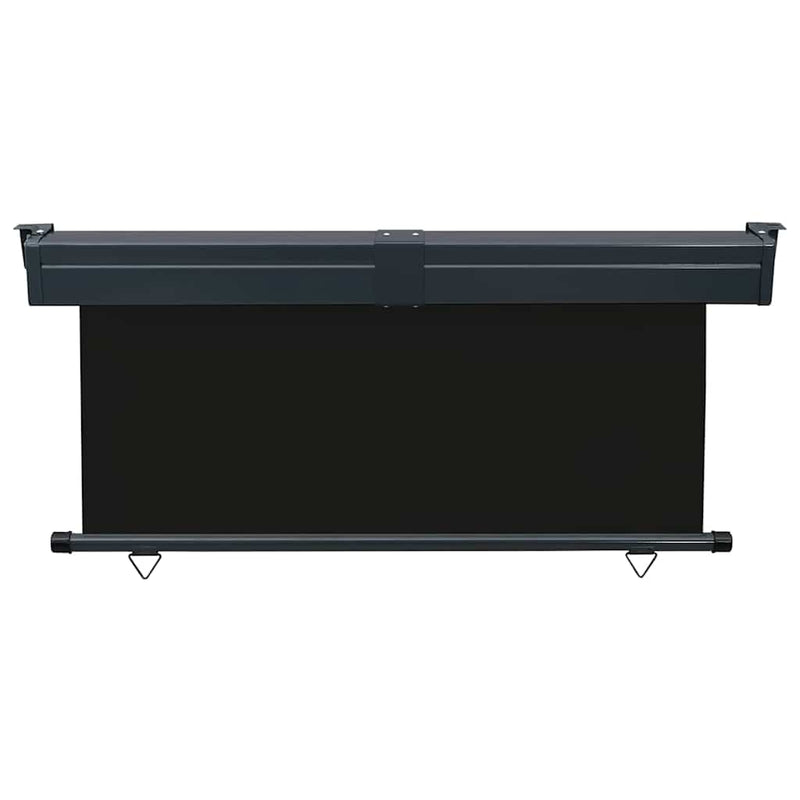Copertină laterală de balcon, negru, 165 x 250 cm