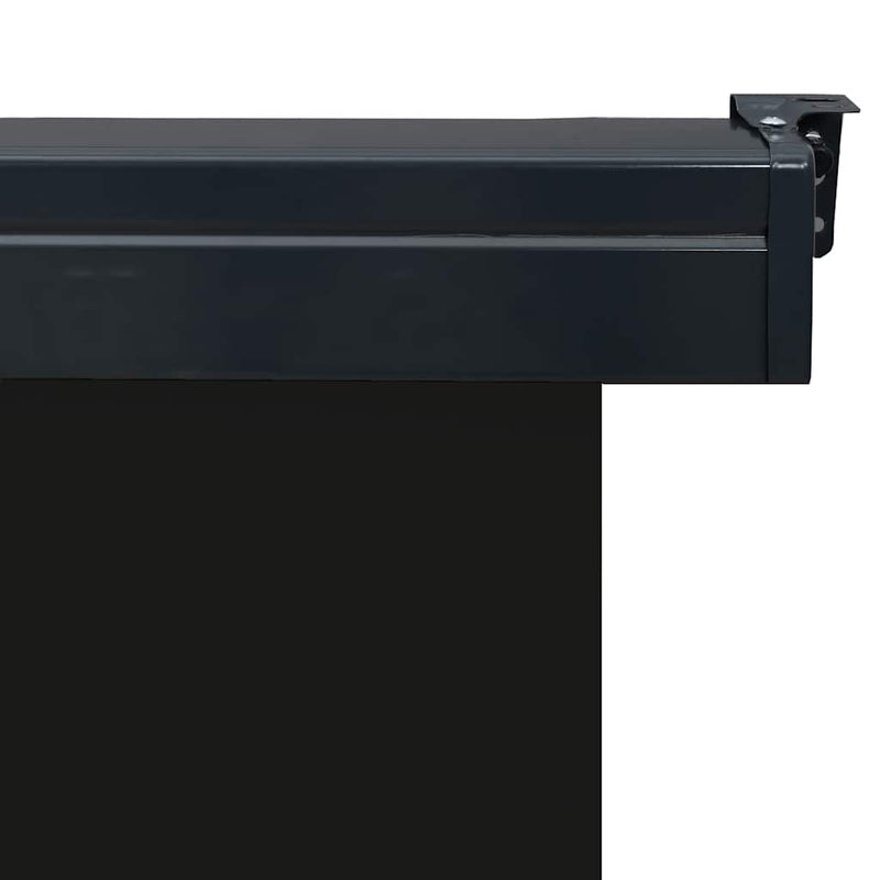 Copertină laterală de balcon, negru, 165 x 250 cm