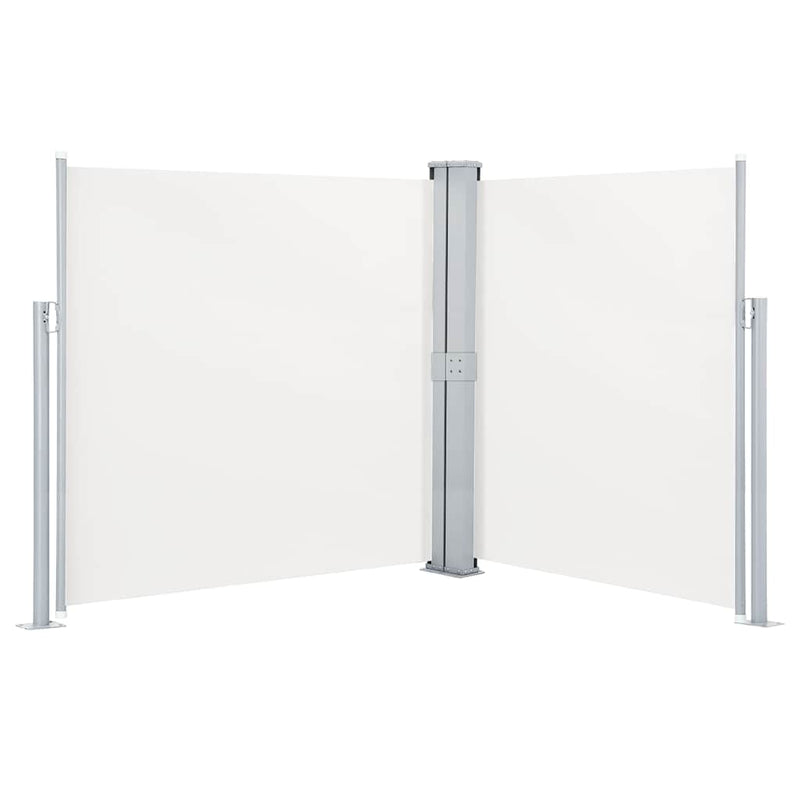Copertină laterală retractabilă, crem, 140 x 600 cm