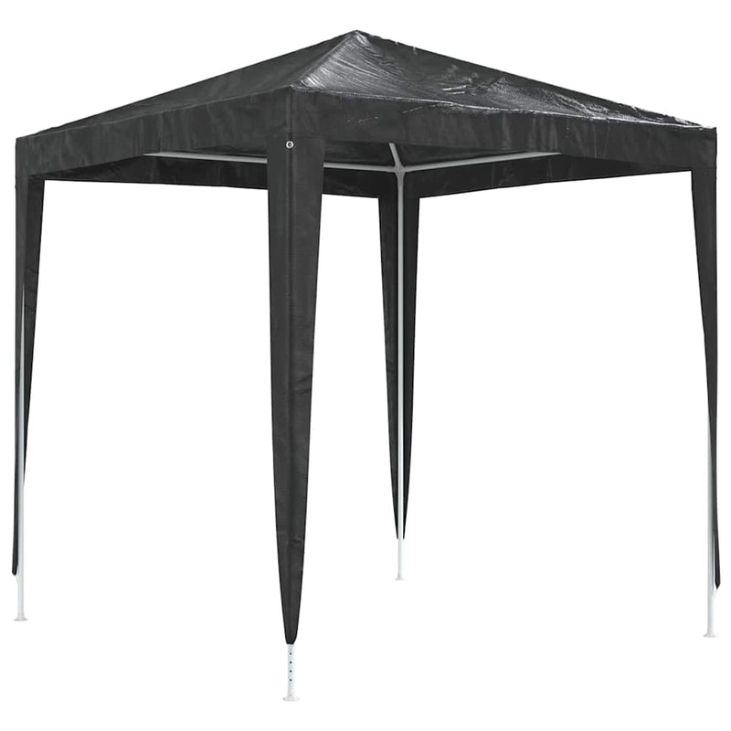 Cort de petrecere profesional, antracit, 2 x 2 m