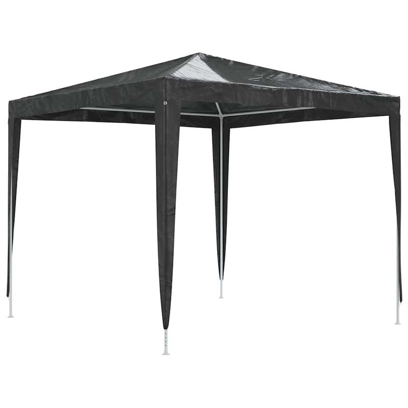 Cort de petrecere profesional, antracit, 2,5x2,5 m, 90 g/m²