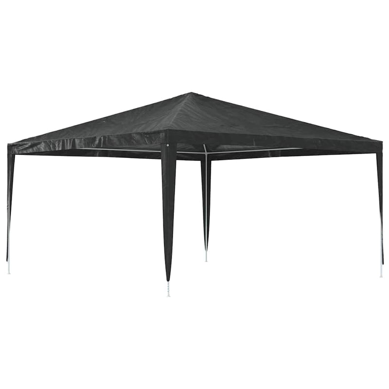 Cort de petrecere profesional, antracit, 4 x 4 m, 90 g/m²