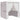 Cort de petrecere profesional cu pereți, alb, 2 x 2 m, 90 g/m²