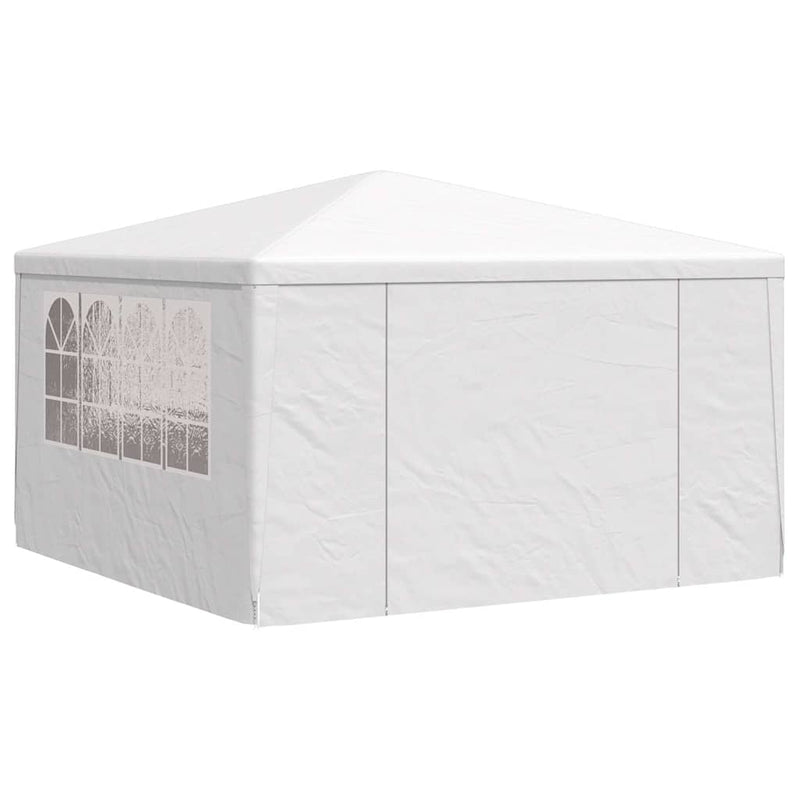 Cort de petrecere profesional cu pereți alb 4 x 4 m 90 g/m²