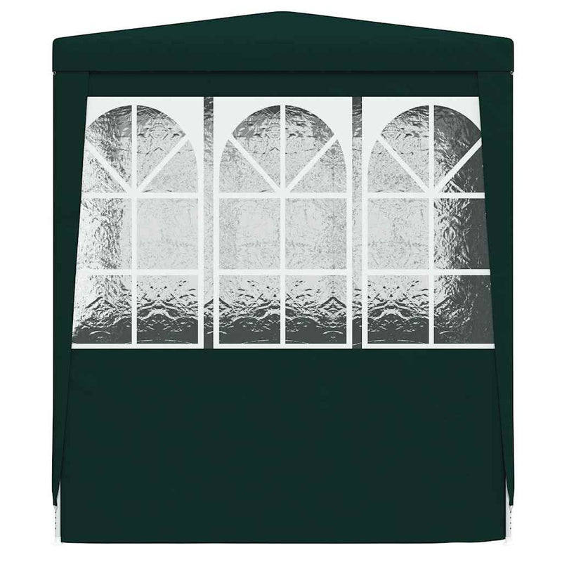 Cort de petrecere profesional cu pereți verde 2,5x 2,5m 90 g/m²