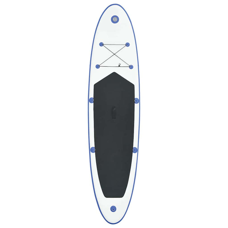 Set placă stand up paddle SUP surf gonflabilă, albastru și alb