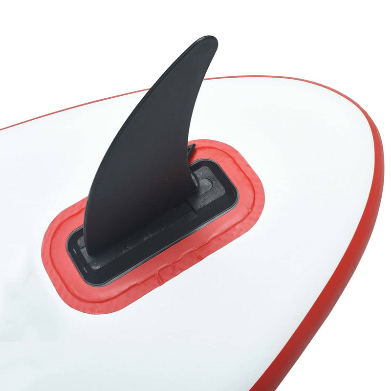Aripioară centru placă de SUP, negru, 18,3 x 21,2 cm, plastic