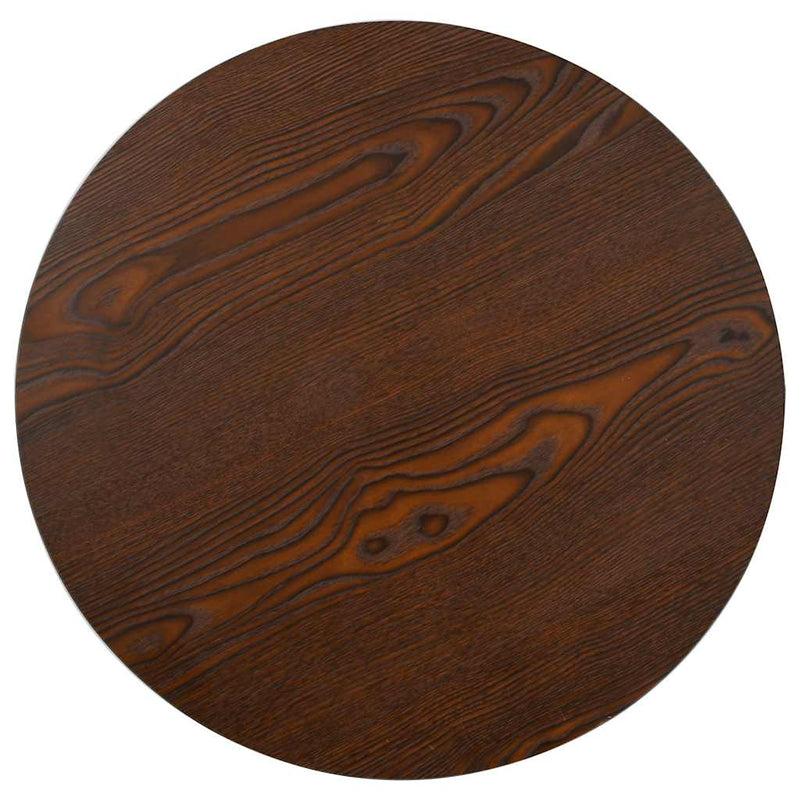 Masă de bistro, maro închis, 60 cm, MDF