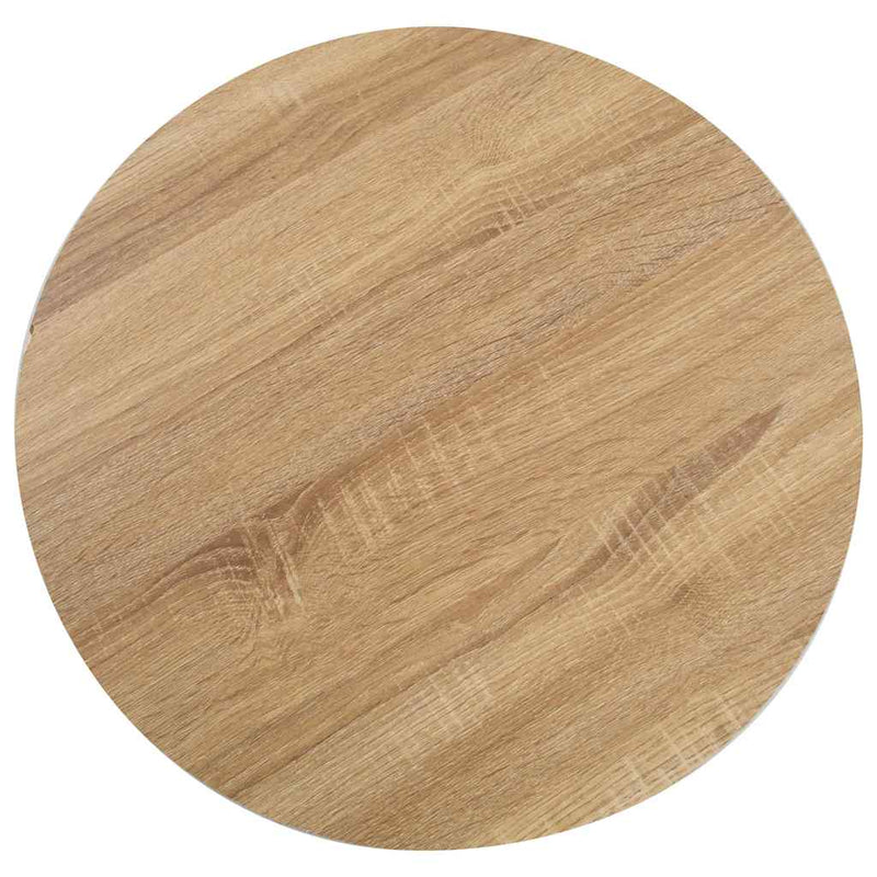 Masă de bistro, maro deschis, 80 cm, MDF