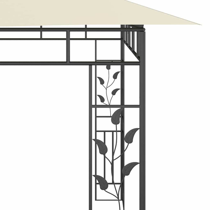 Pavilion cu plasă anti-țânțari, crem, 6 x 3 x 2,73 m