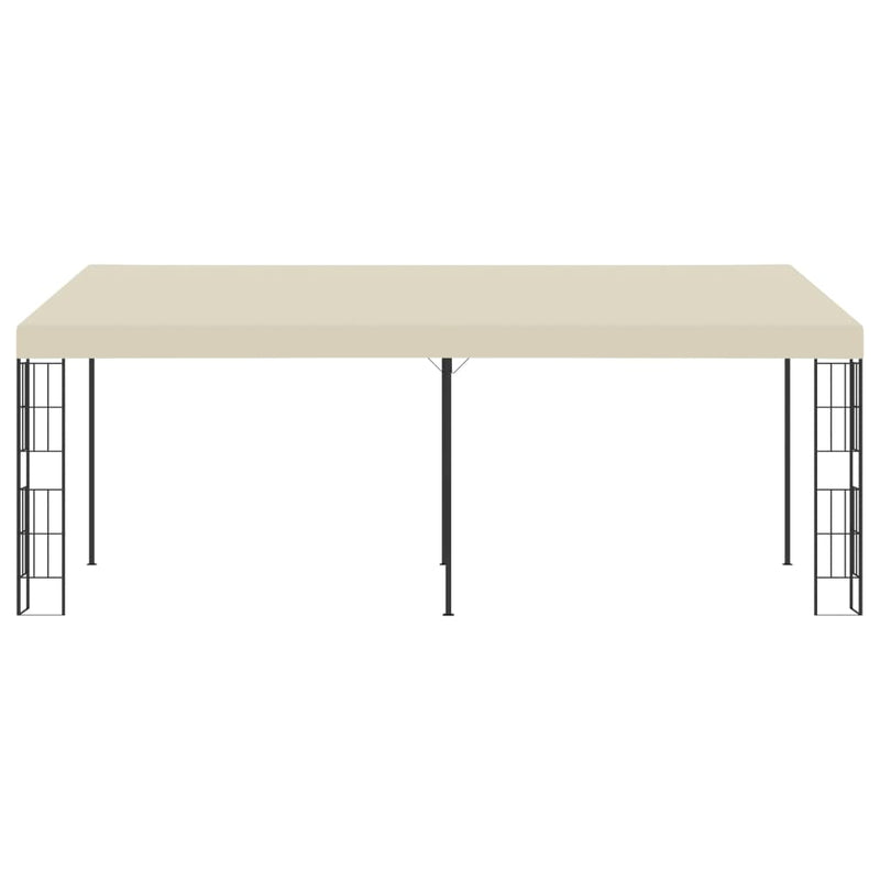 Pavilion de perete, crem, 3 x 6 m, material textil