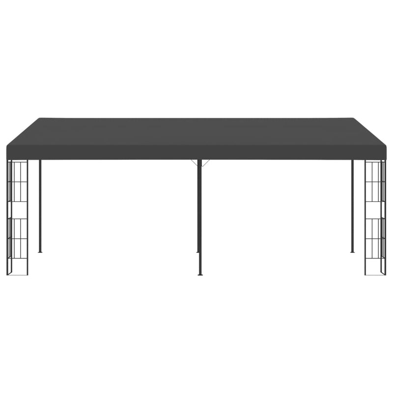 Pavilion de perete, antracit, 3 x 6 m, material textil