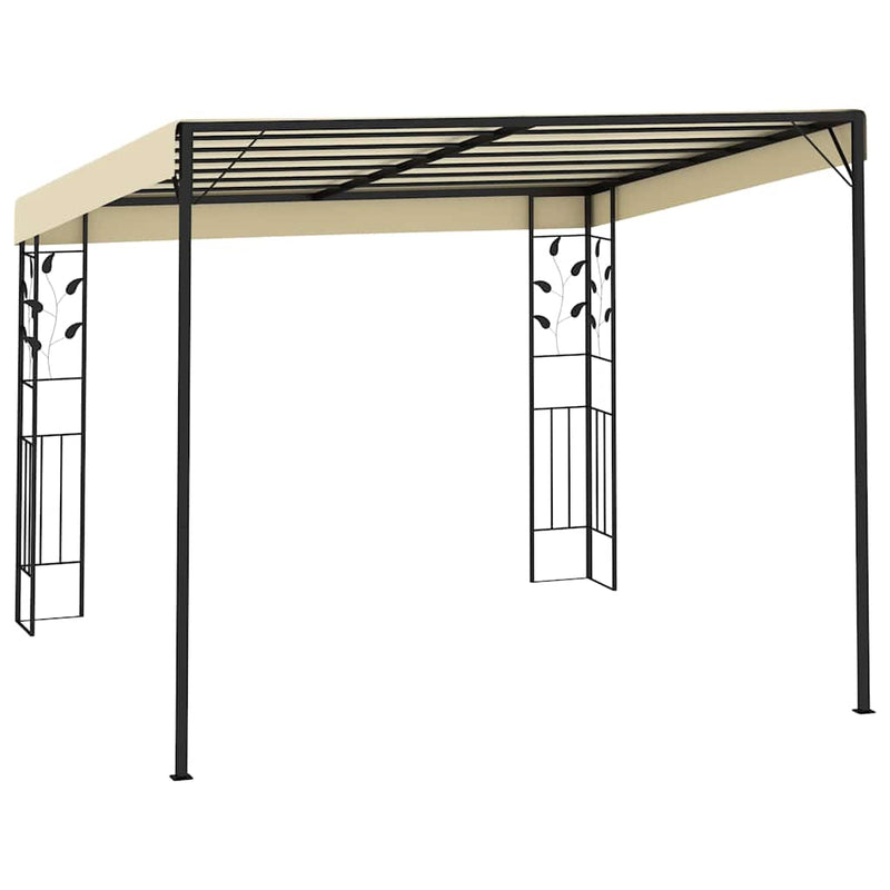 Pavilion de perete, crem, 3 x 3 x 2,5 m