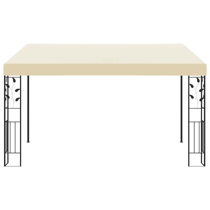 Pavilion de perete, crem, 4 x 3 x 2,5 m