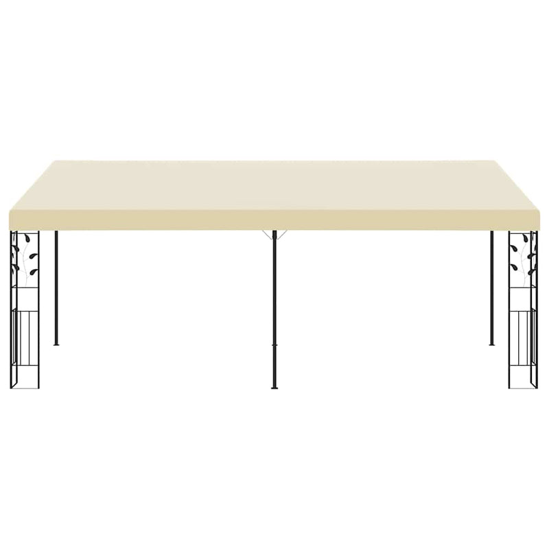 Pavilion de perete, crem, 6 x 3 x 2,5 m