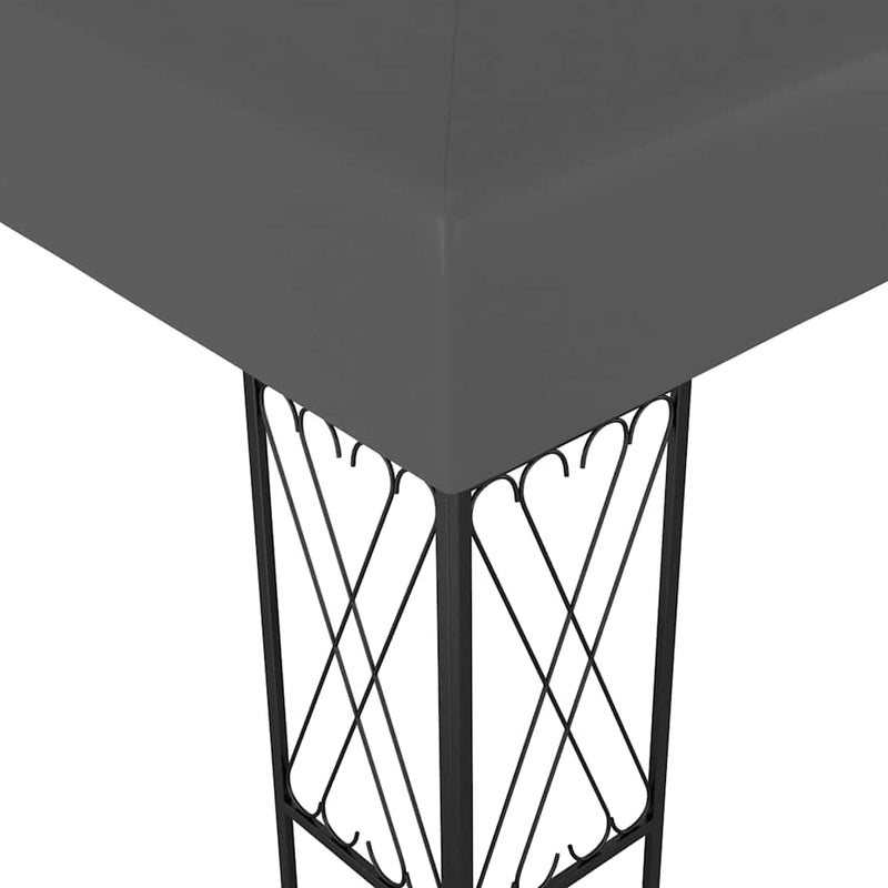 Pavilion, antracit, 3 x 6 m, material textil