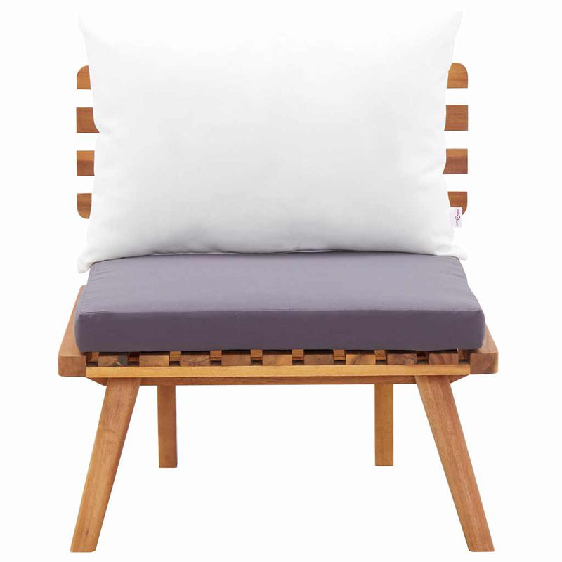 Set mobilier de grădină, 5 piese, lemn masiv de acacia