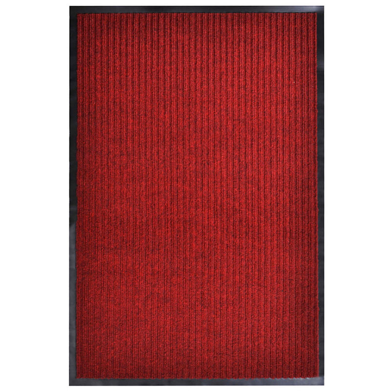 Covoraș de ușă, roșu, 117x220 cm, PVC