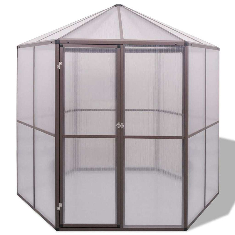 Seră, 240x211x232 cm, aluminiu